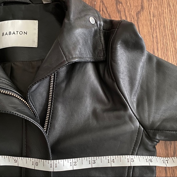Aritzia Babaton Jagger Leather Moto Jacket - Picture 10 of 16